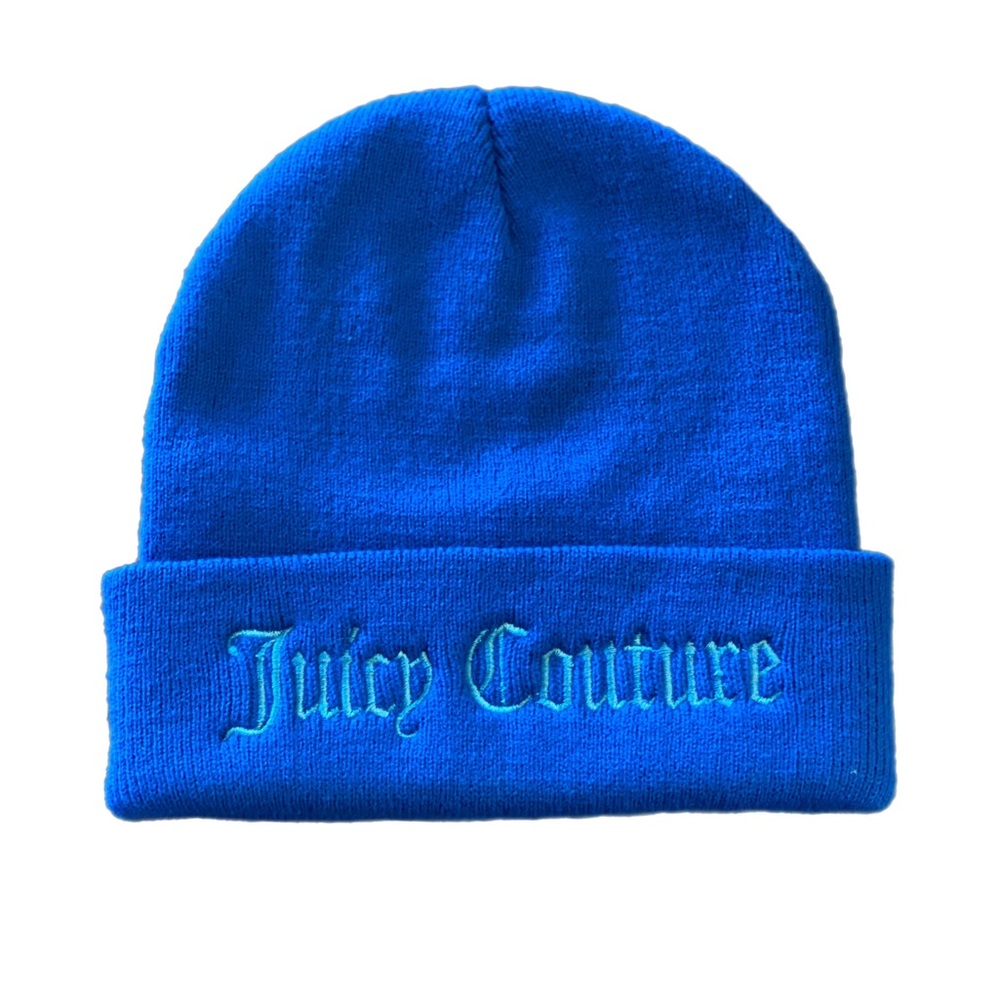 Juicy Couture Blue Beanie Hat